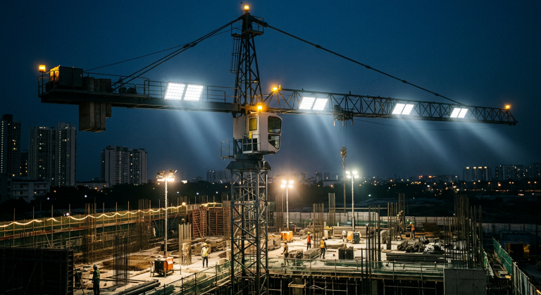 Mehr über den Artikel erfahren Einführung in Kran-Flutlichtsysteme